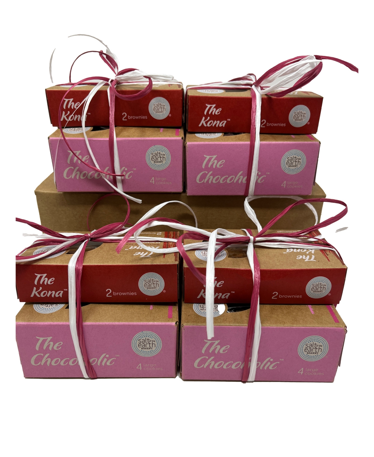 Salt Of The Earth Bakery Valentine Bundle Brownie And Cookie, 4 Packs In No Color