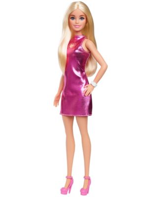 green emerald velvet dress Barbie Fashionistas 12