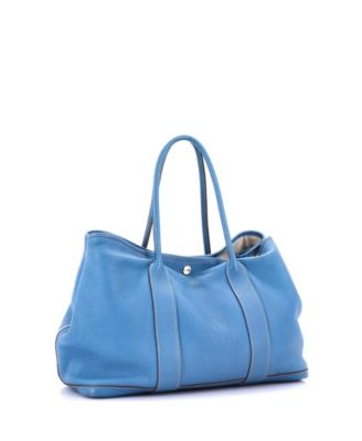 36 Garden Party Tote Leather