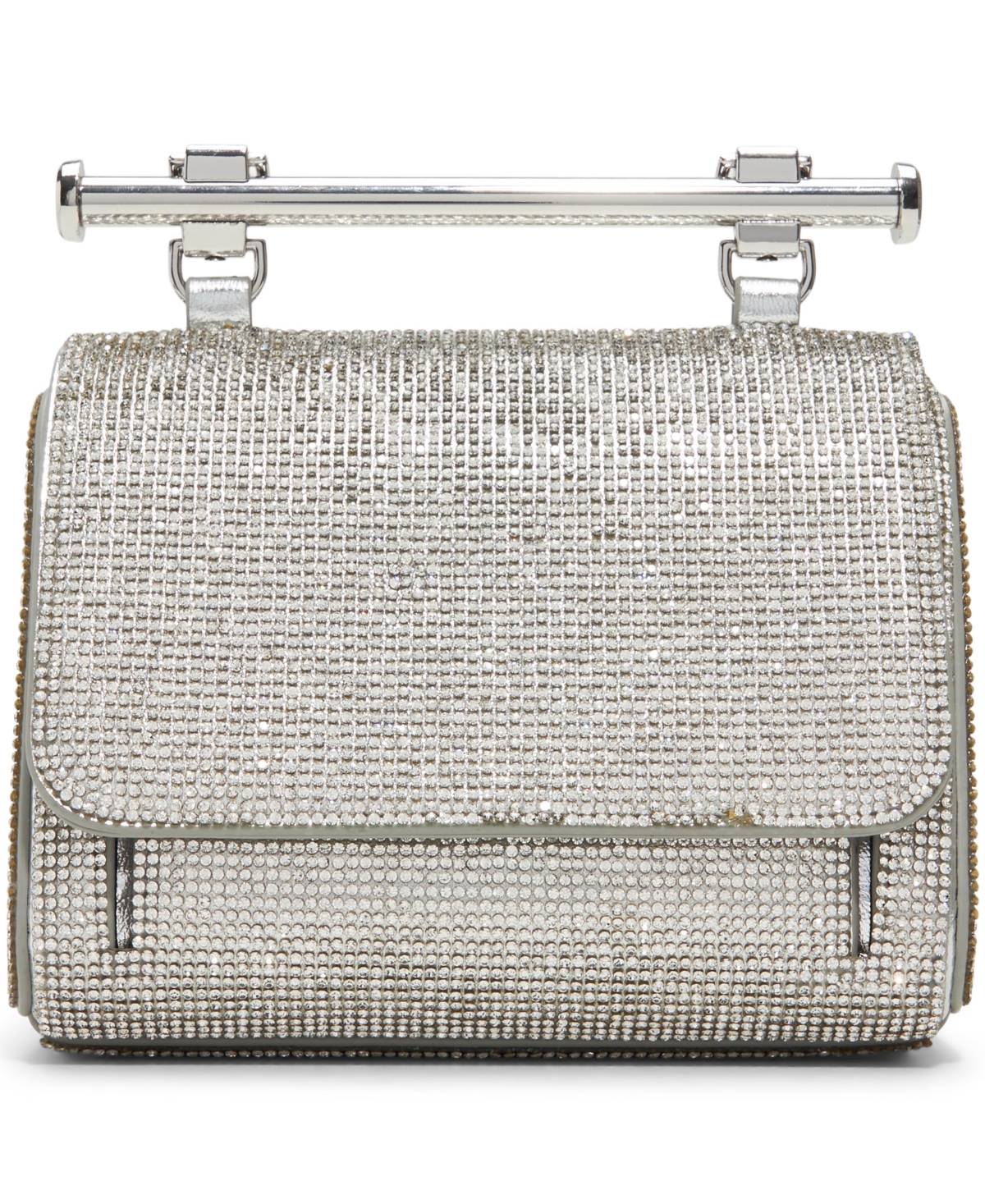 Blingchic Small Top Handle Bag - Silver