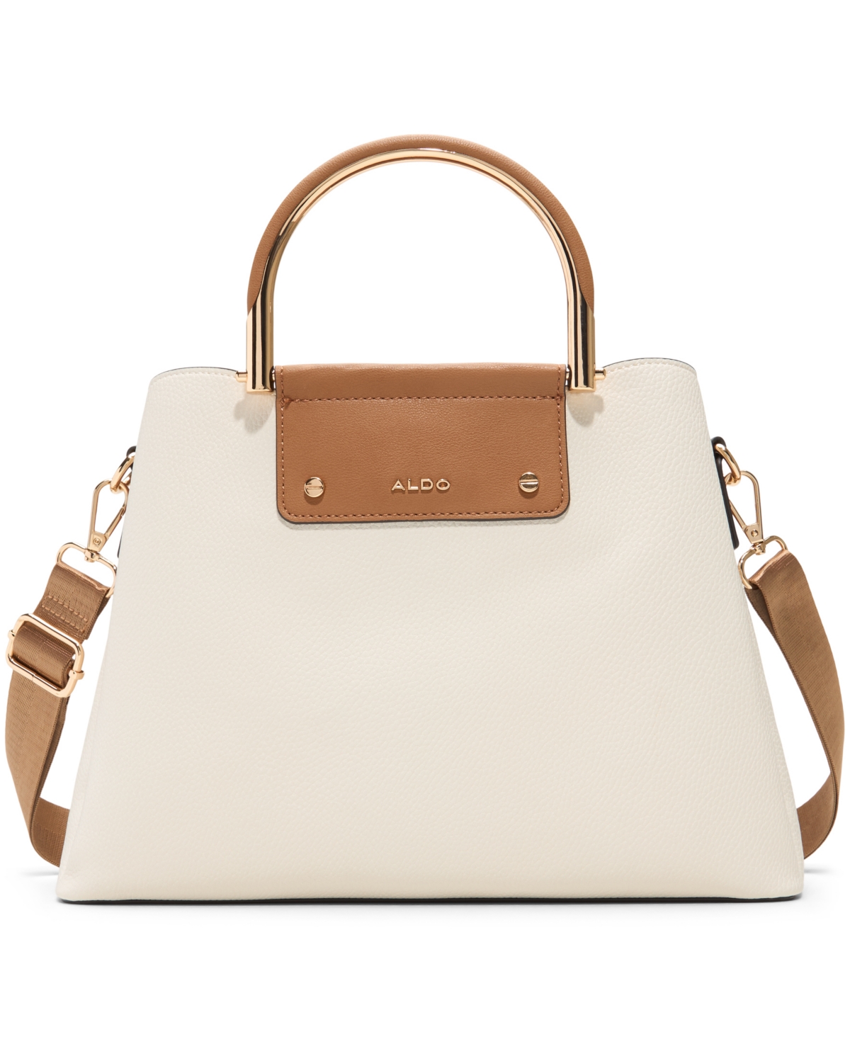 Aldo Sloana Small Satchel Bag In Beige Overflow