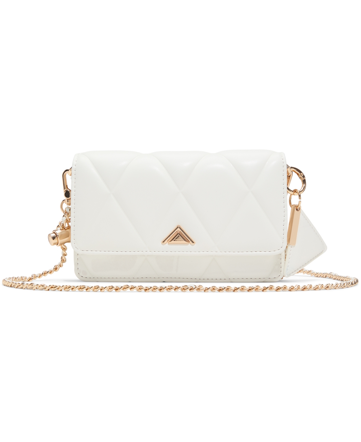 Fititalllx Chain Crossbody Wallet - White