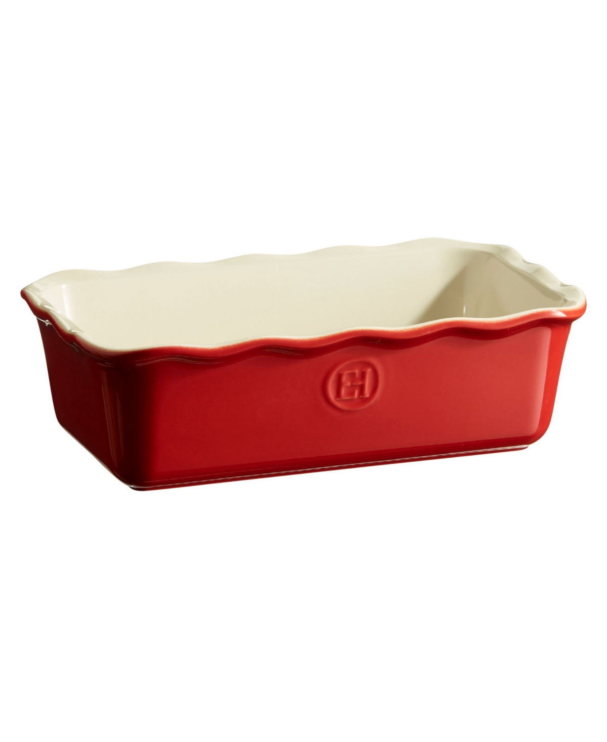Emile Henry 10 Loaf Pan In Rouge