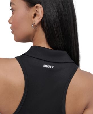 Sport Women's Court Piqu&eacute; Knit Racerback Polo Tank Top