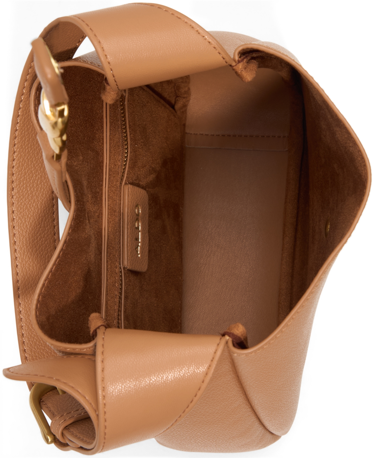 Aldo Sofietta Medium Bucket Bag In Camel