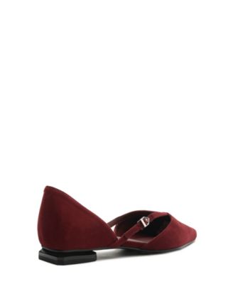 Women's Rue Buckle Pointed Toe Flats