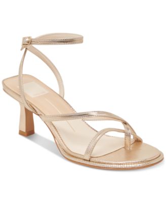 Dolce Vita - Women's Morah Strappy Barely-There Kitten-Heel Dress Sandals