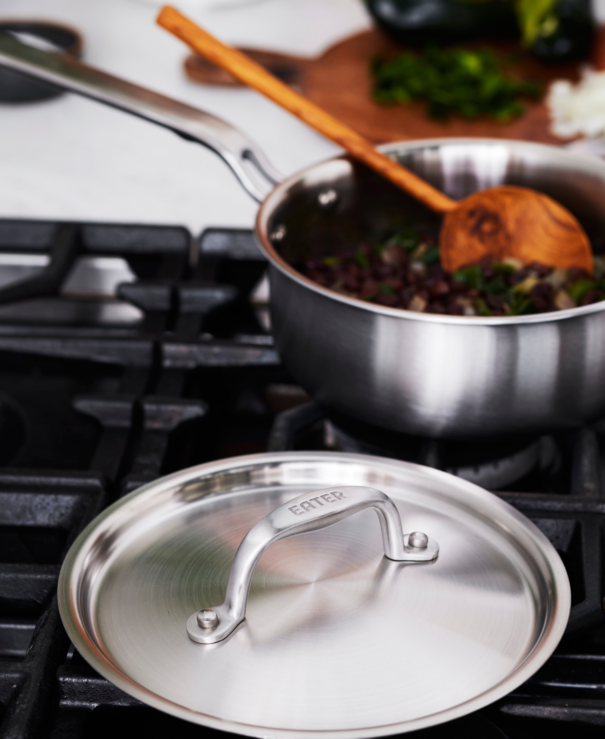 Heritage Steel X Eater 5-ply Stainless Steel 2-qt. Saucepan With Lid In Silver