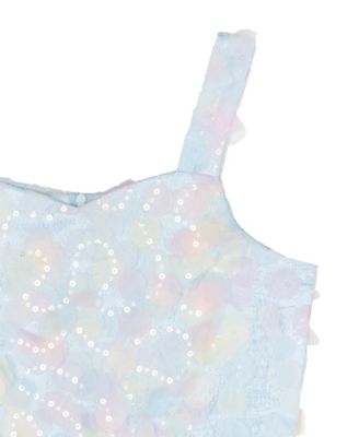 Big Girls Soutache and Sequin Social Dress