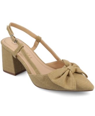 Women's Tailynn Block Heel Slingback Pumps