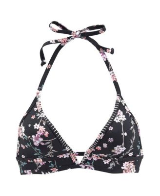 Women's Plunge Triangle Bikini Swimsuit Top Bra Sizing