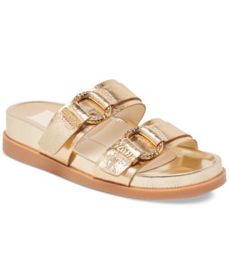 Dolce Vita Women's Soya Double Buckle Footbed Sandals - Macy's