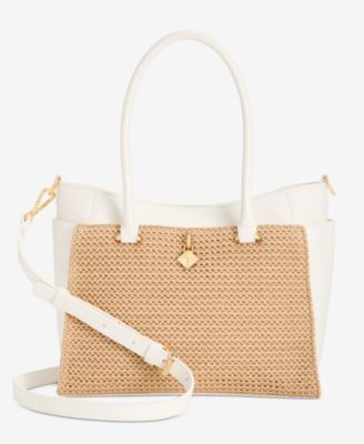 I.N.C. International Concepts - Caitii Medium Straw Satchel