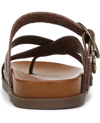 Women's Lilac Thong Slide Platform Sandals