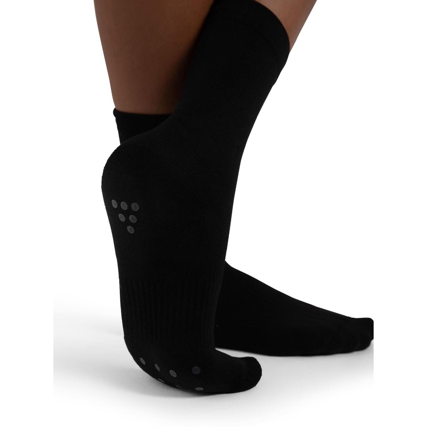 Capezio Women's Lifeknit Calf Length Sox, цвет: Чёрный — фото 5