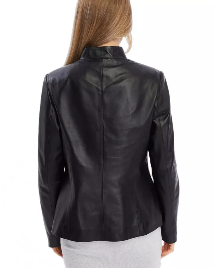 Women's Genuine Leather Jacket - thumbnail 2