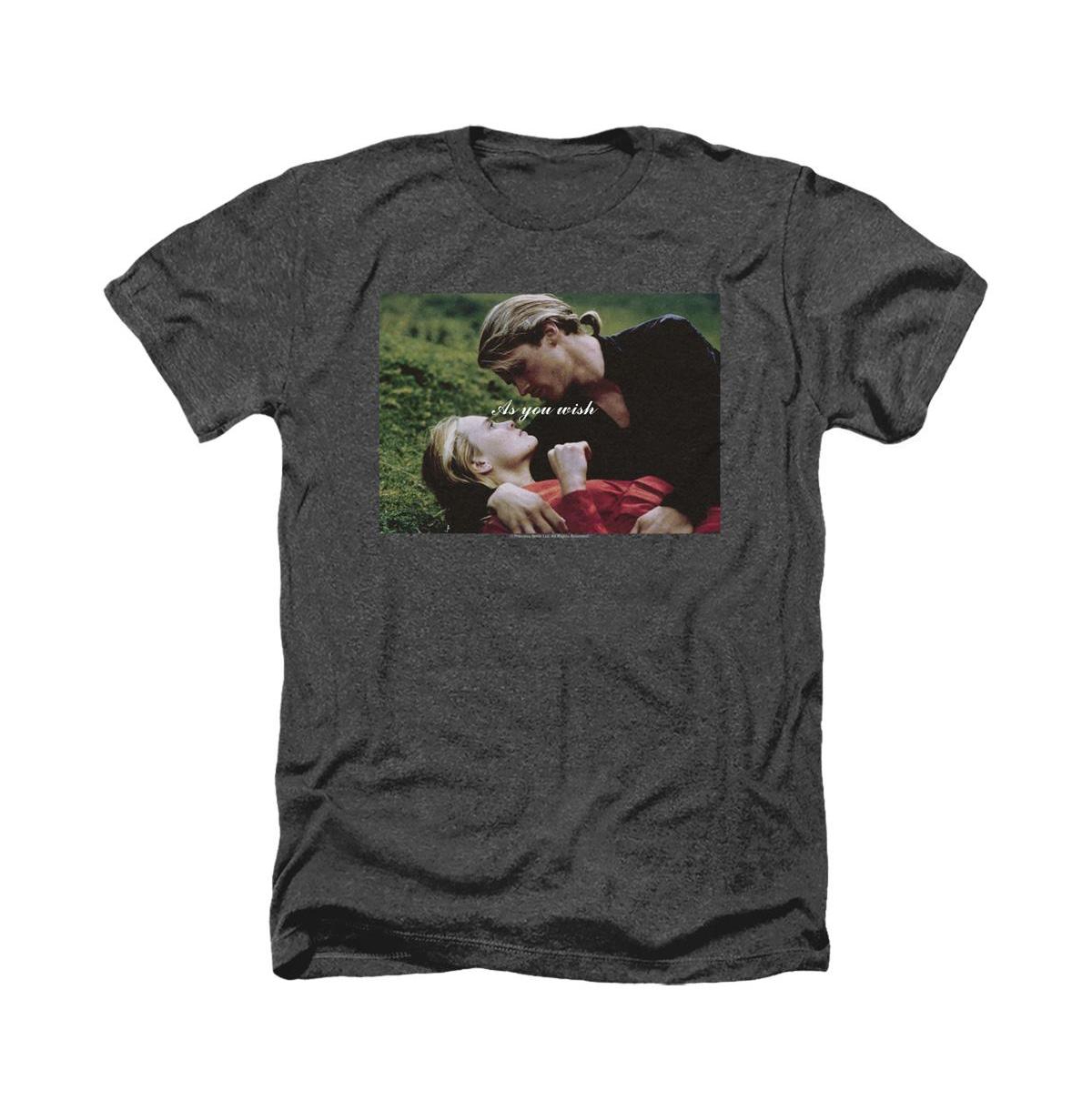 Mens As You Wish Adult Heather T-Shirt - Black