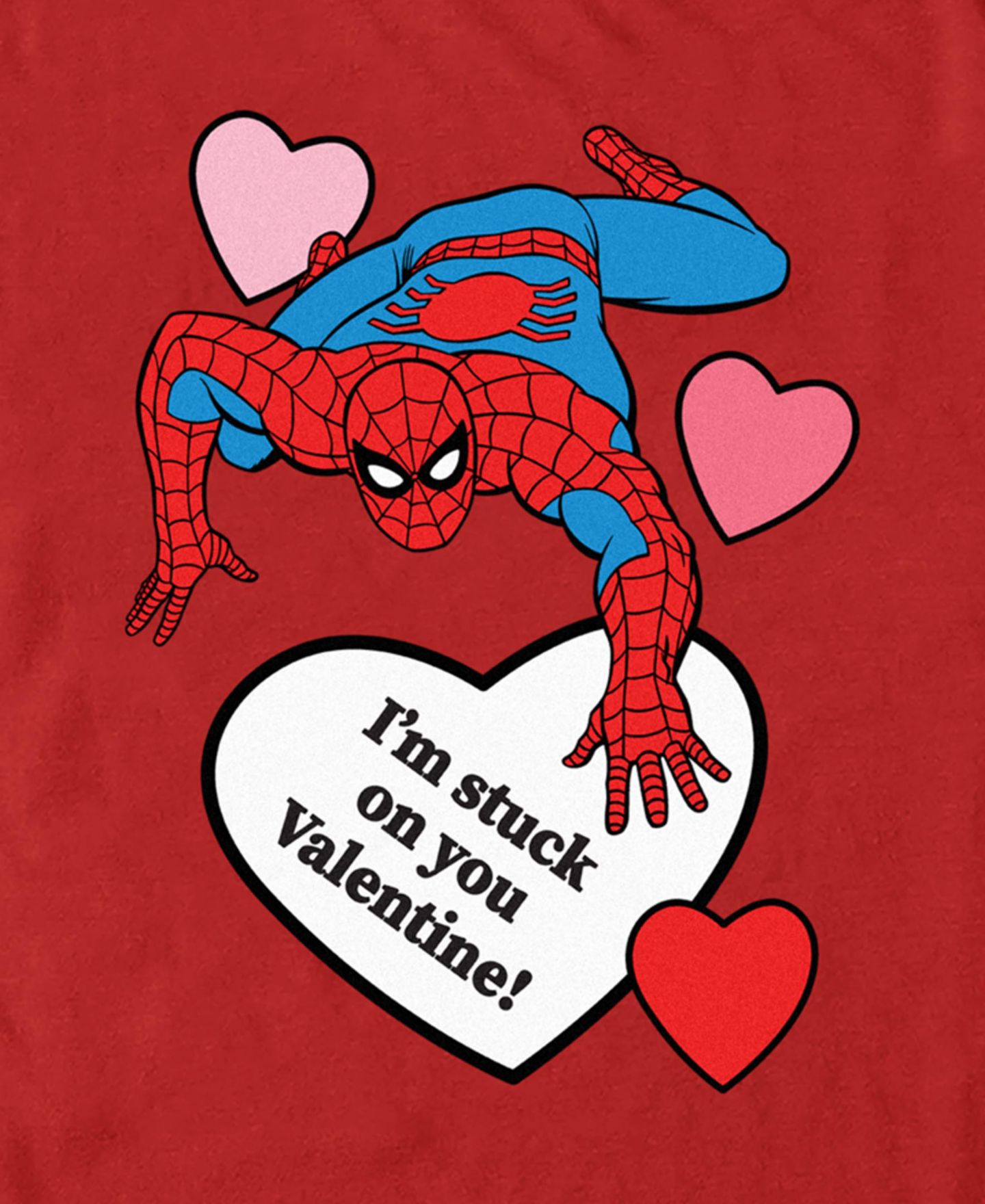 Мужская футболка Fifth Sun Spiderman I'm Stuck On You Short Sleeve, цвет: Красный — фото 3