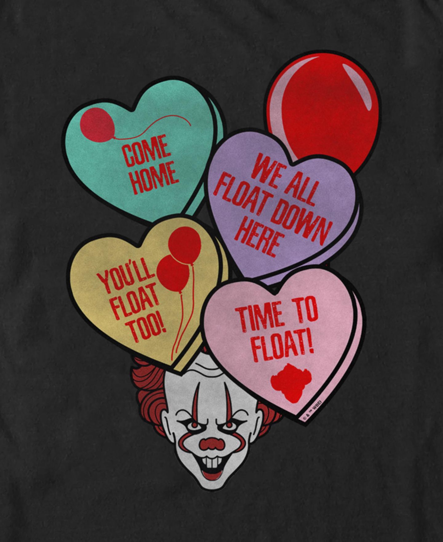 Мужская футболка Fifth Sun Pennywise Candy Corn Hearts Short Sleeve, цвет: Чёрный — фото 3