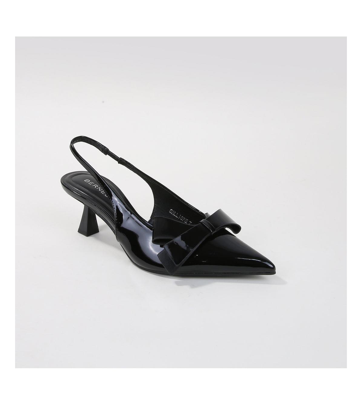 Calliope Slingback Kitten Heels - White
