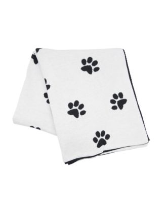 Paw Accent Throw Blanket