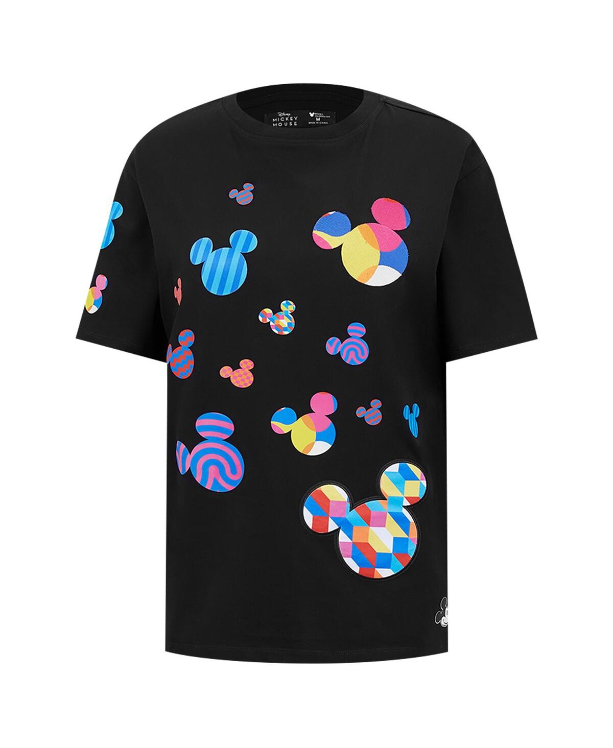 FREEZE MAX WOMEN'S BLACK ICONS EXPRESSION BOYFRIEND T-SHIRT 