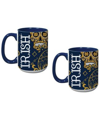 Notre Dame Fighting Irish Two-Pack Dia De Los Muertos Mug Set