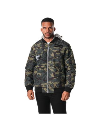 Men's and Women's Camo Memphis Grizzlies Full-Zip Hoodie Bomber Jacket