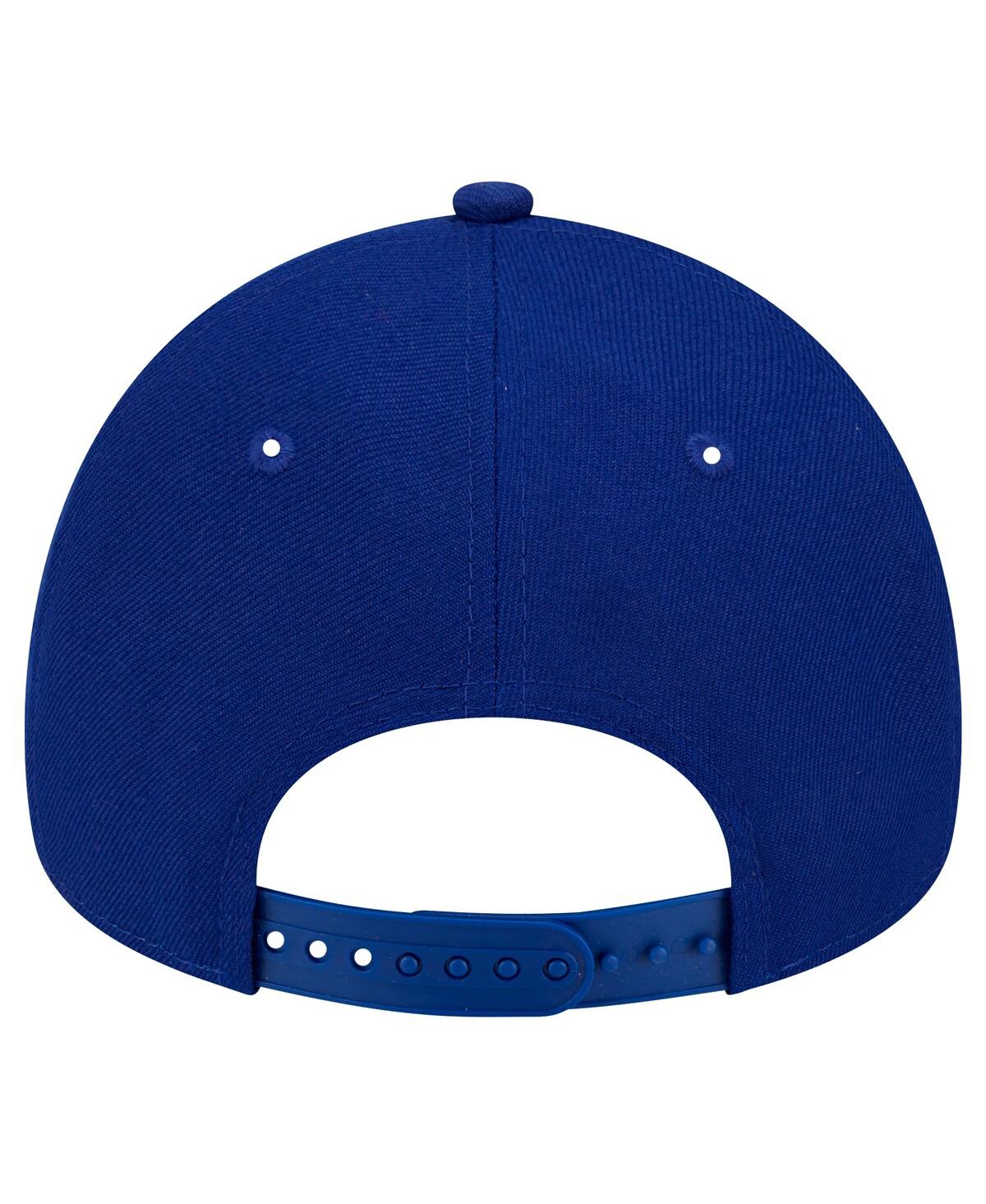 New Era Men's Blue Tampa Bay Lightning Core A-frame 9forty Adjustable Hat In Blue