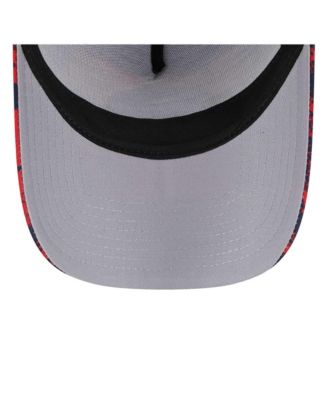 Men's Navy/Red Washington Wizards Tip Off A-Frame Trucker 9FORTY Adjustable Hat