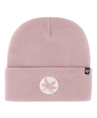 '47 Brand - Women's Pink Ohio State Buckeyes Haymaker Cuffed Knit Hat