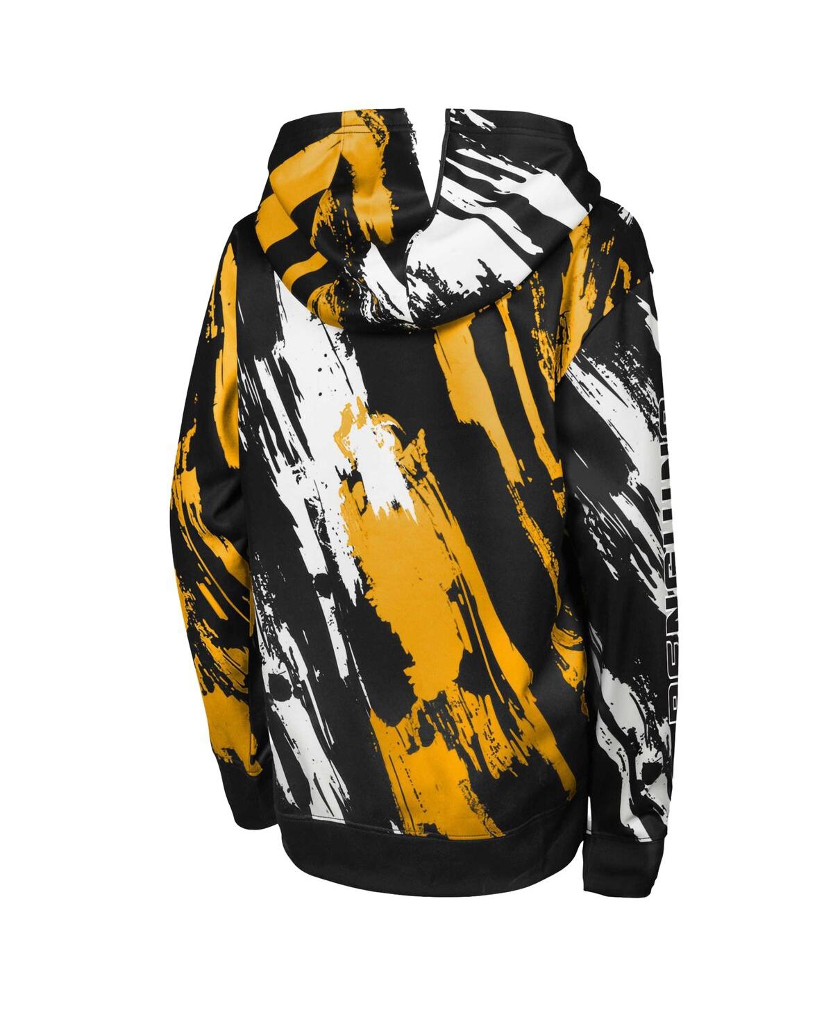 Outerstuff Preschool Black Pittsburgh Penguins Master Snipe Pullover Hoodie In Black