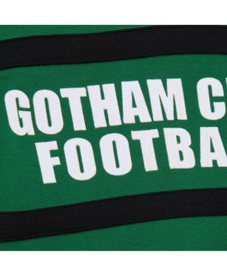 Men's Kelly Green New York Jets Vintage Logo Head Coach Fleece Pullover Hoodie