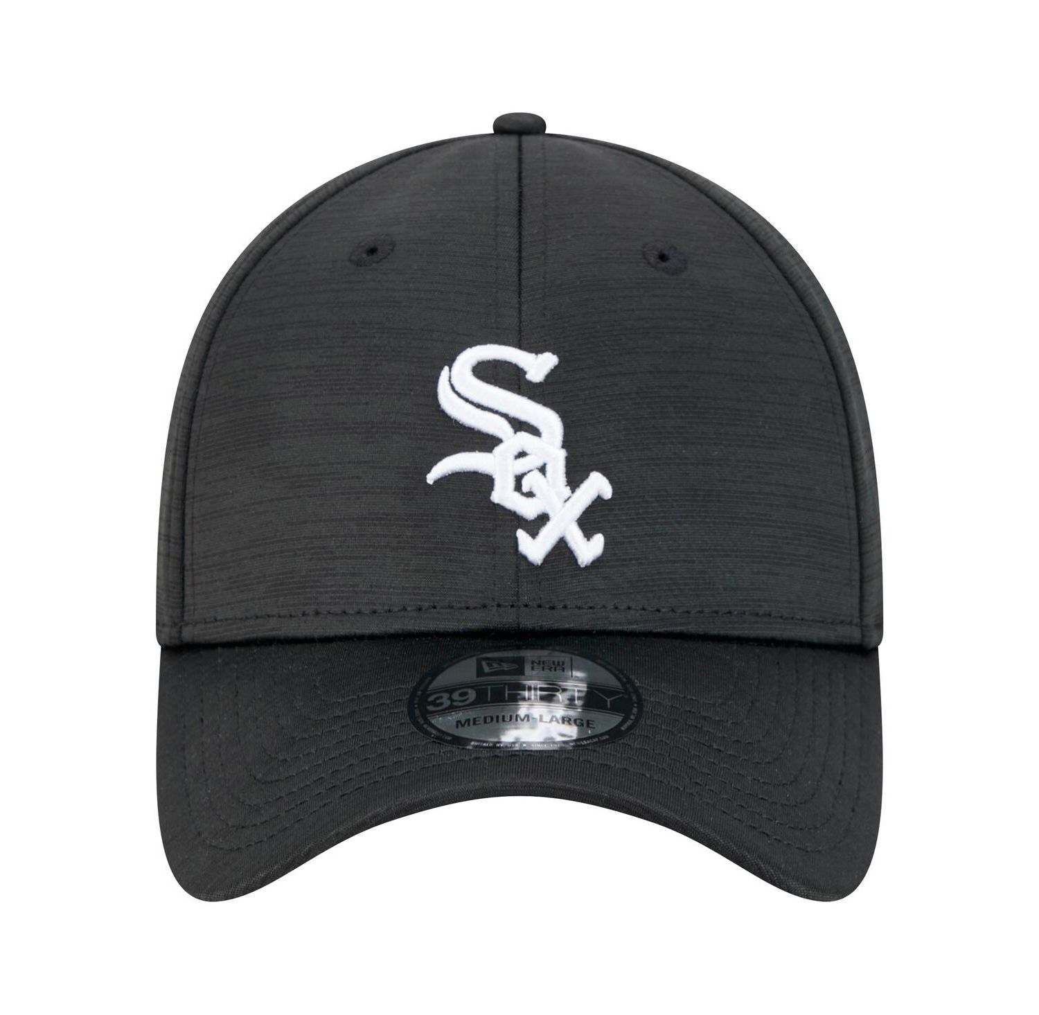 Men's Black Chicago White Sox Tech 39THIRTY Flex Hat