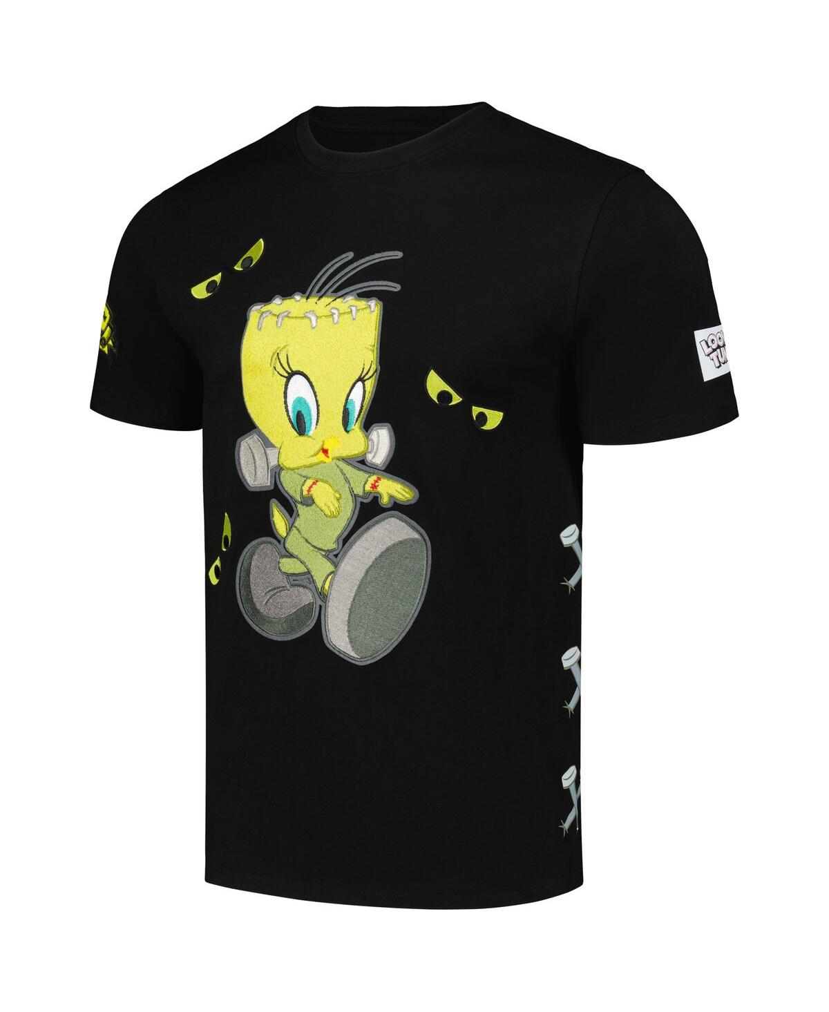 Shop Freeze Max Men's And Women's Black Looney Tunes Franken Tweety T-shirt