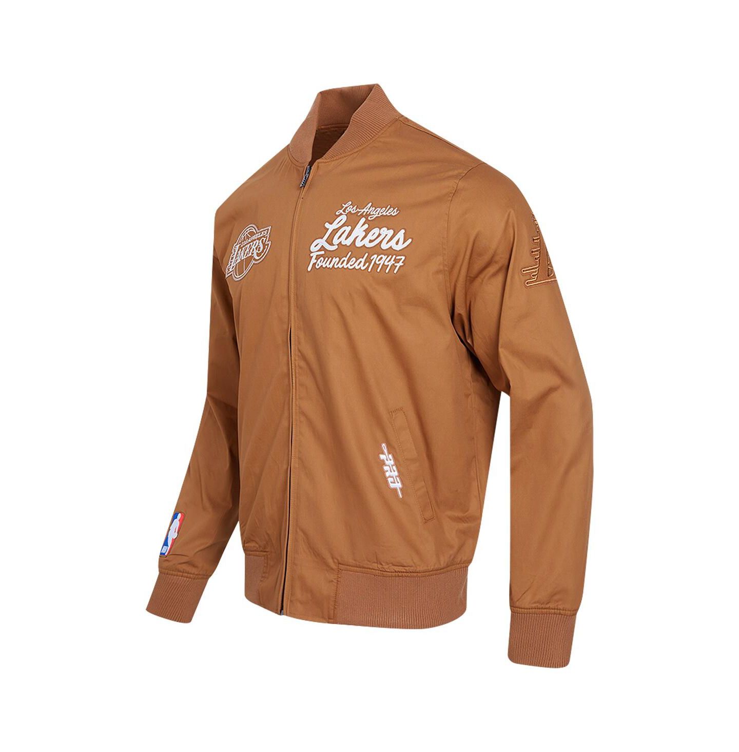 Мужская куртка Pro Standard Brown Los Angeles Lakers Paint The City Full-Zip — фото 4