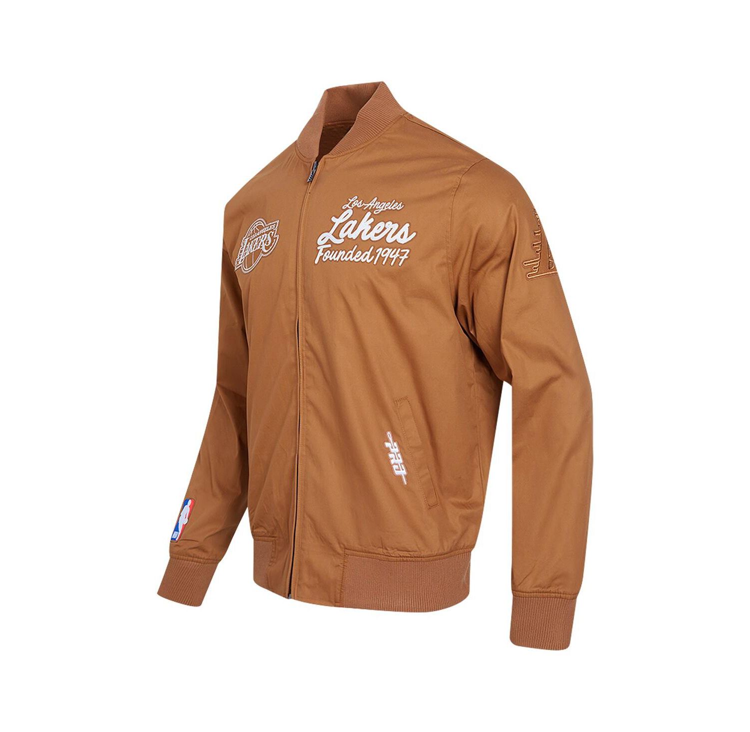 Men's Brown Los Angeles Lakers Paint The City Full-Zip Jacket