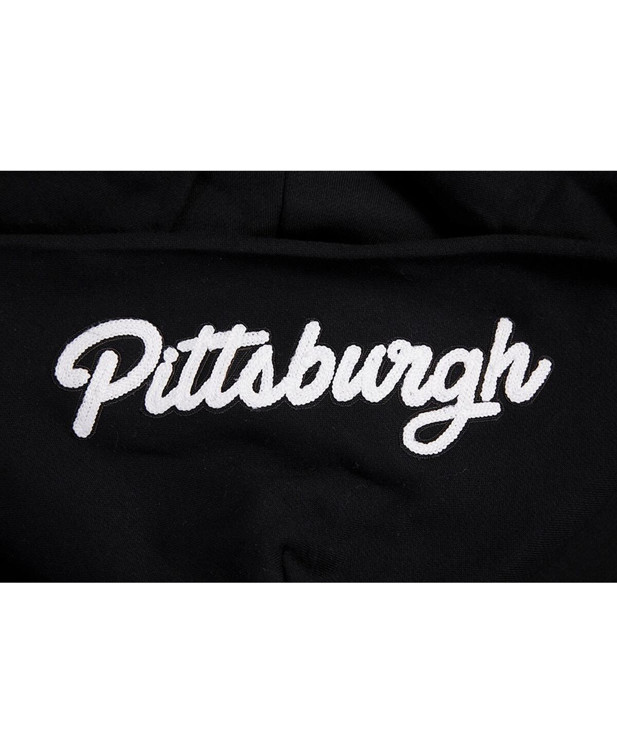 Pro Standard Men's Black Pittsburgh Penguins Paint The City Pullover Hoodie In Black