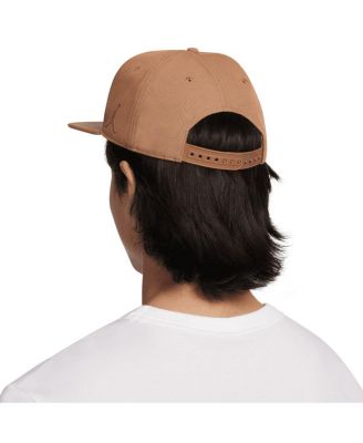 Men's Brown Air Jordan Five-Panel Snapback Hat