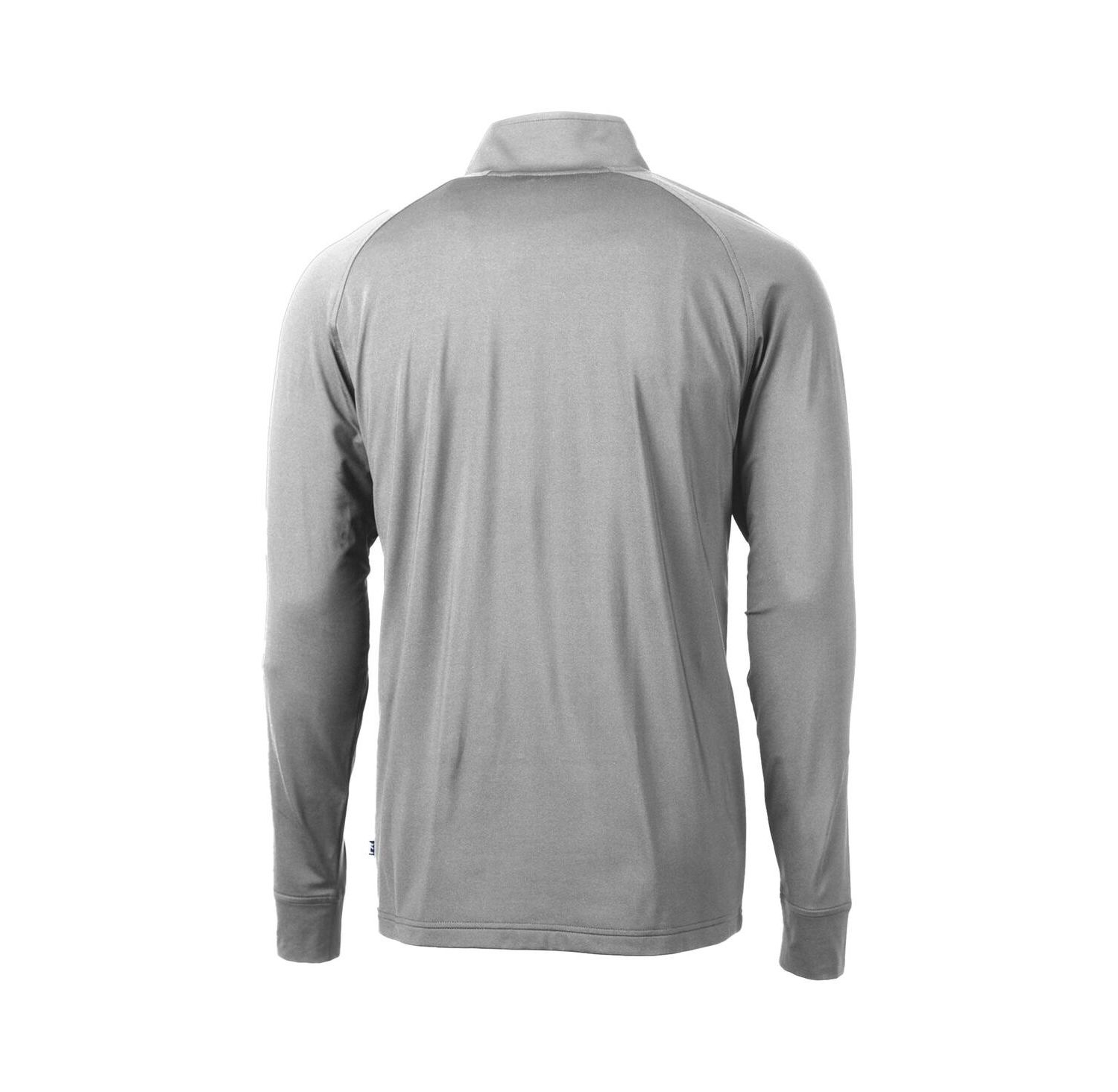 Men's Gray Ohio State Buckeyes Adapt Eco Knit Stretch Quarter-Zip Pullover Top