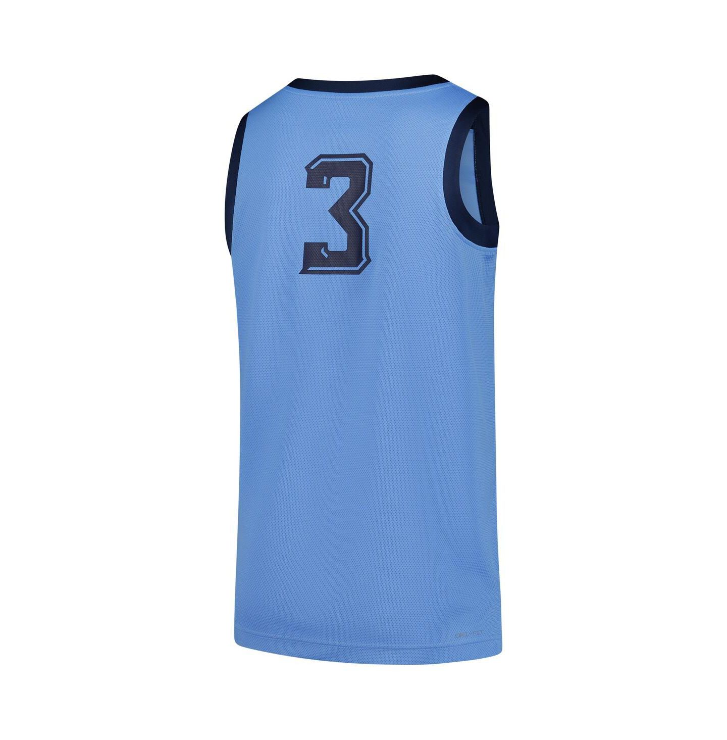 Мужской топ Jordan 3 Blue Marquette Golden Eagles Replica Basketball Jersey — фото 2