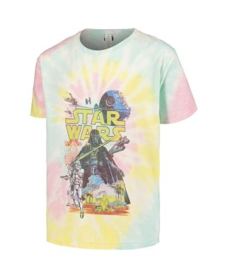Big Boys and Girls Star Wars Rebel Classic Tie-Dye Graphic T-Shirt