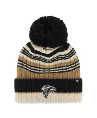 '47 Brand - Women's Natural Atlanta Falcons Barista Cuffed Knit Hat with Pom