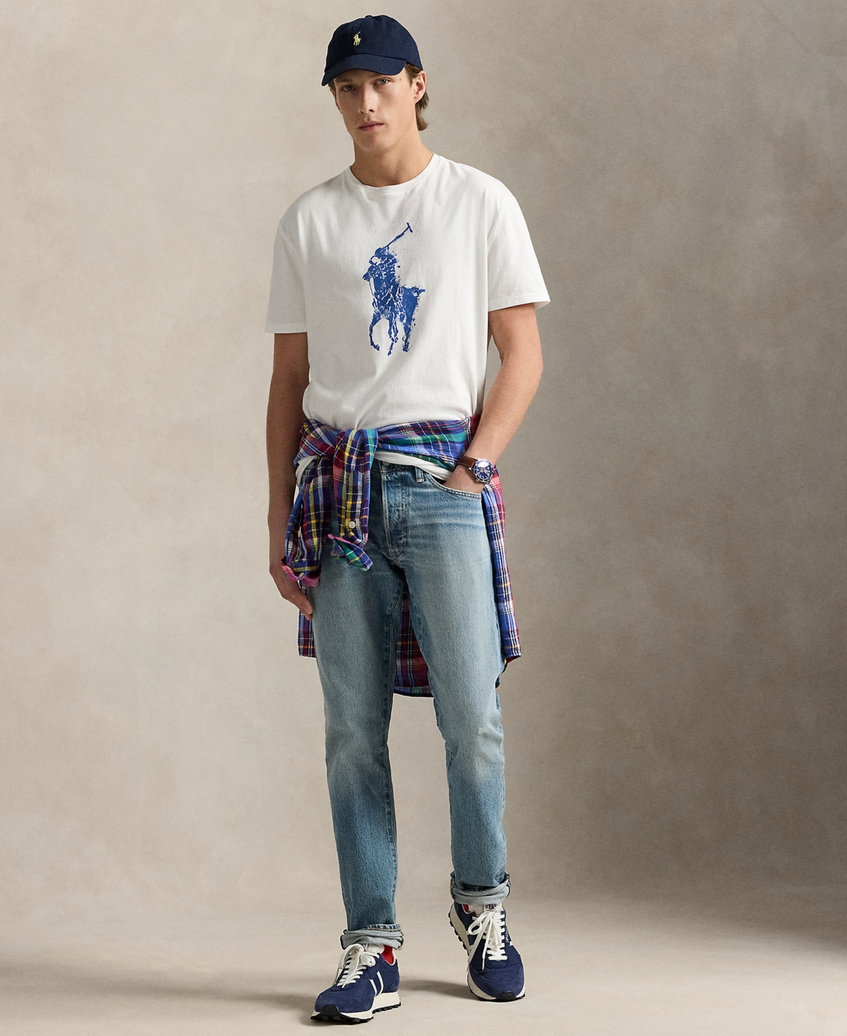 Polo Ralph Lauren Men's Classic-fit Big Pony Jersey T-shirt In Nevis