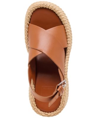 Women's Skylar Platform Crossband Espadrille Wedge Sandals