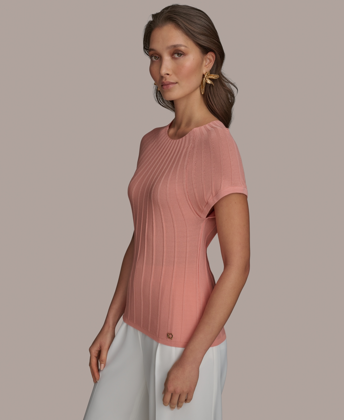 DONNA KARAN WOMEN'S CAP SLEEVE SWEATER, REGULAR & PETITE SIZES 