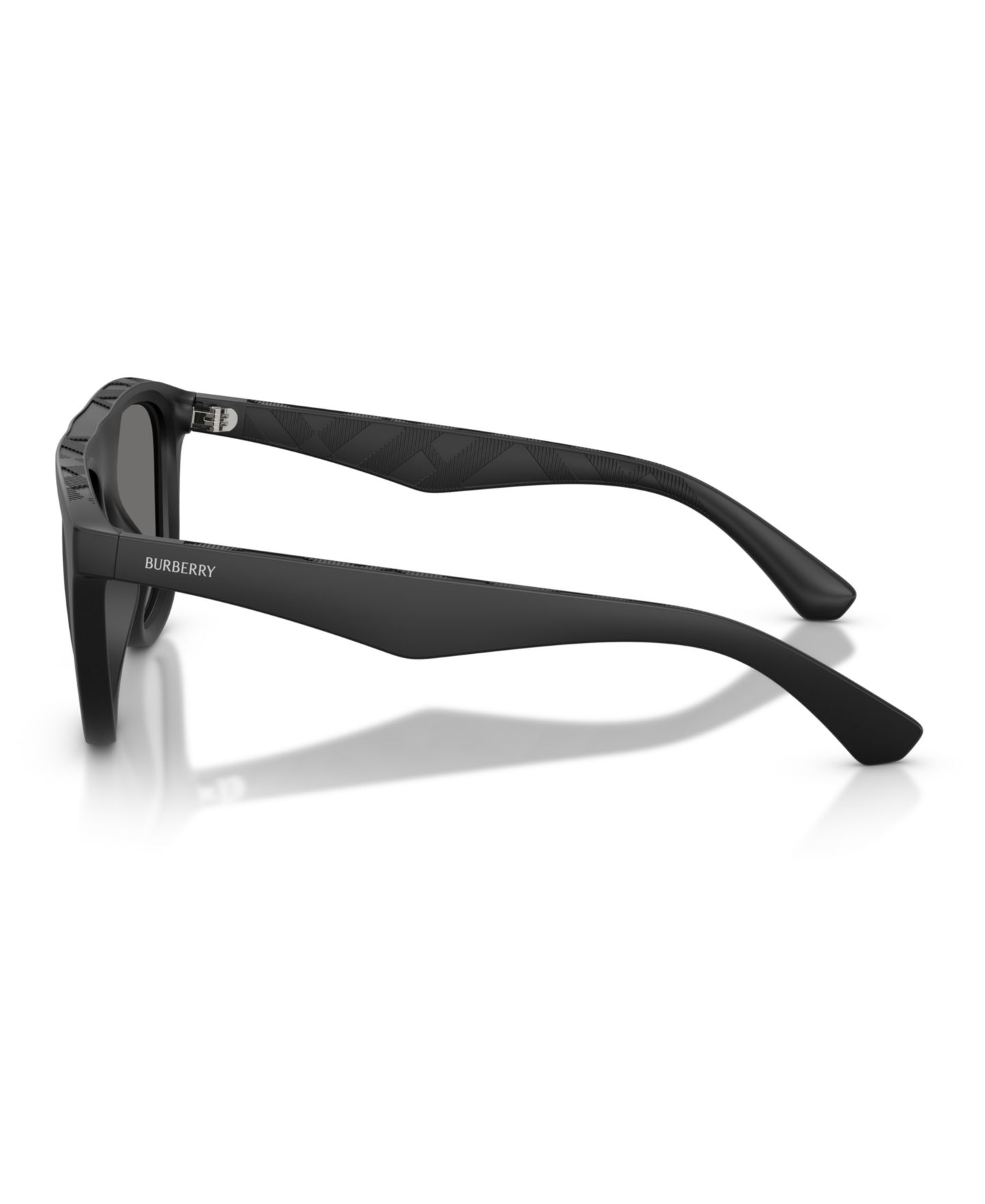 Мужские солнцезащитные очки Burberry Polarized Sunglasses, BE4459U, цвет: Матовый чёрный — фото 4