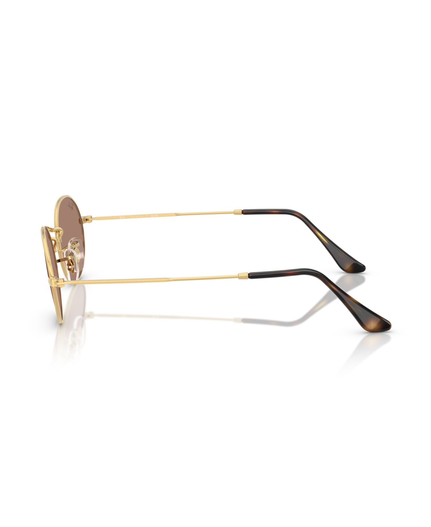 Unisex Oval Metal Chromance Sunglasses, RB3547