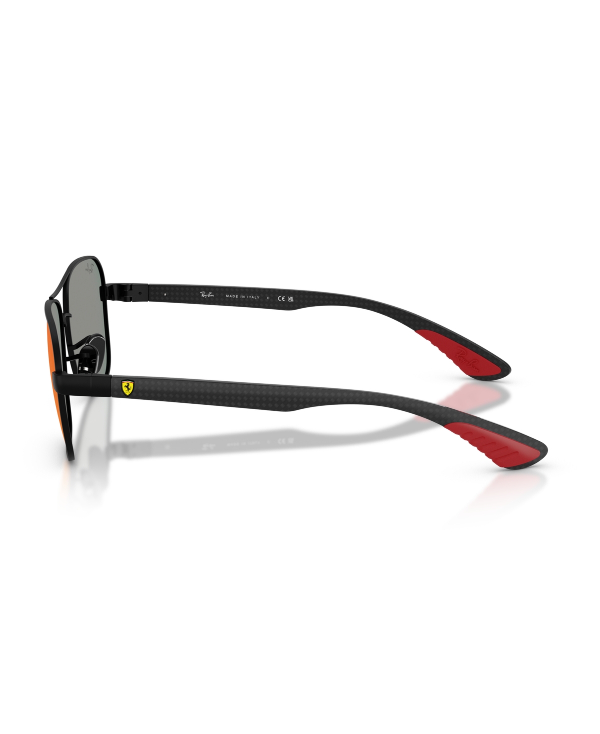 Ray Ban Unisex Scuderia Ferrari Collection Sunglasses, Rb8336m In Matte Black