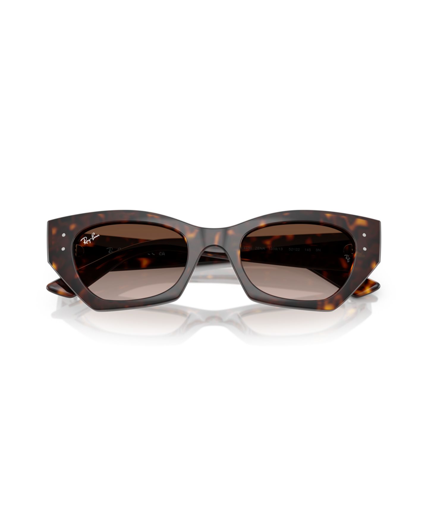 Солнцезащитные очки Ray-Ban Unisex Zena Sunglasses, RB4430, цвет: Гавана — фото 2